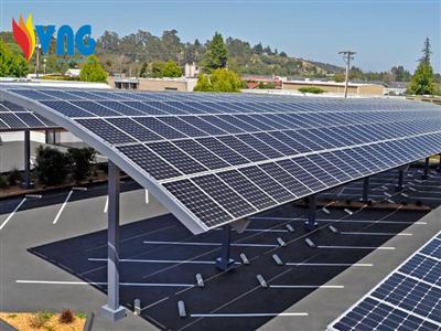 Hệ thống điện mặt trời cho nhà để xe